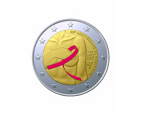 The French Monnaie de Paris creates a Pink Ribbon Commemorative Coin to Honor Le Cancer du Sein, Parlons-en!